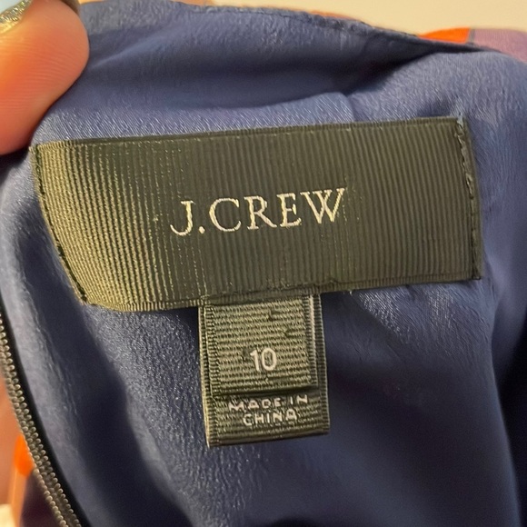 J. Crew Multicolor Geometric Dress - Picture 6 of 16